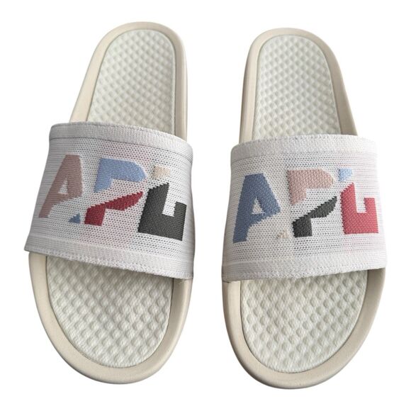Athletic Propulsion Labs (APL) Big Logo TechLoom Men\'s Size 14 Multi Slides $130